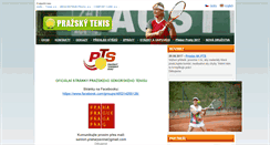Desktop Screenshot of prazskytenis.cz